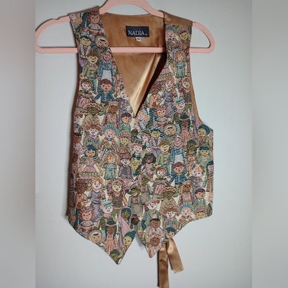 Nadia Rima Multicolor Patterned Vest - Picture 1 of 4